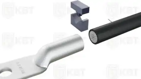 Точечная опрессовка наконечников