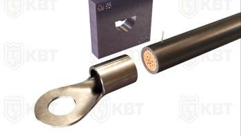 Опрессовка наконечников под пайку