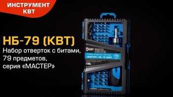 НБ-79: Отвертка реверсивная со сменными битами и сменными шестигранными головками