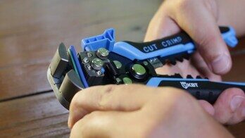 Инструмент для снятия изоляции и резки проводов WS-11 (КВТ)